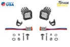 Diode Dynamics Stage Series C1 LED Pod - White SAE Fog Standard ABL (Pair)