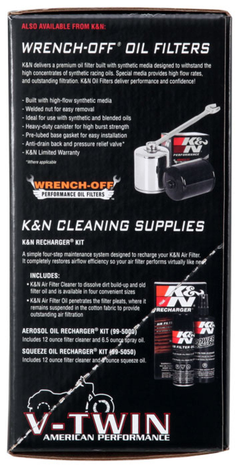 K&N Oval Red 9in Intake System for Harley-Davidson