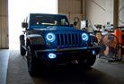 Oracle Jeep Wrangler JK 07-17 LED Waterproof Halo Kit - ColorSHIFT w/ BC1 Controller