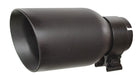 Go Rhino Exhaust Tip - Textured black - ID 2 1/2in x L 8in x OD 4in