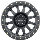 Method MR304 Double Standard 15x10 -50mm Offset 5x4.5 83mm CB Matte Black Wheel