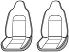 Covercraft Endura Waterproof Polyester SeatSaver Custom Front Row Seat Covers