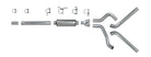 Diamond Eye KIT 4in Catback DUAL SS: 94-97 FORD 7.3L F250/F350 PWRSTROKE
