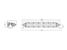 Rigid Industries SR-Series 30in. Spot w/Amber PRO Lens