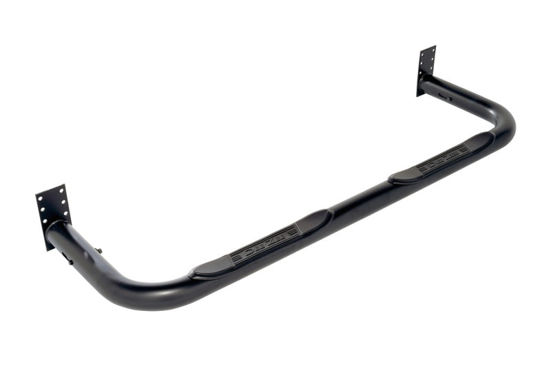 Dee Zee Universal Tubes - 3In Round Universal - Black Steel ExtCab