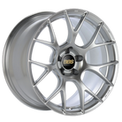 BBS RE-V718x9.5 5x114.3 ET22 Diamond Silver Wheel -82mm PFS/Clip Required