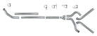 Diamond Eye KIT 4in Turbo Back MFLR RPLCMENT PIPE DUAL SS: 94-02 DODGE CUMMINS 5.9L