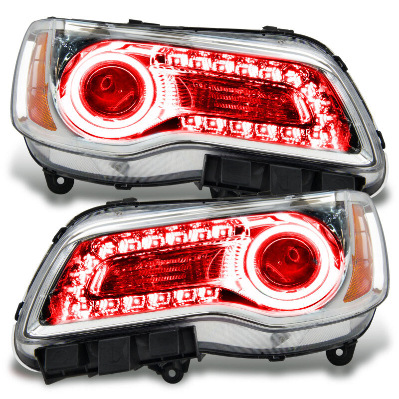 Oracle 11-14 Chrysler 300C SMD HL - Chrome - NON HID - ColorSHIFT w/o Controller