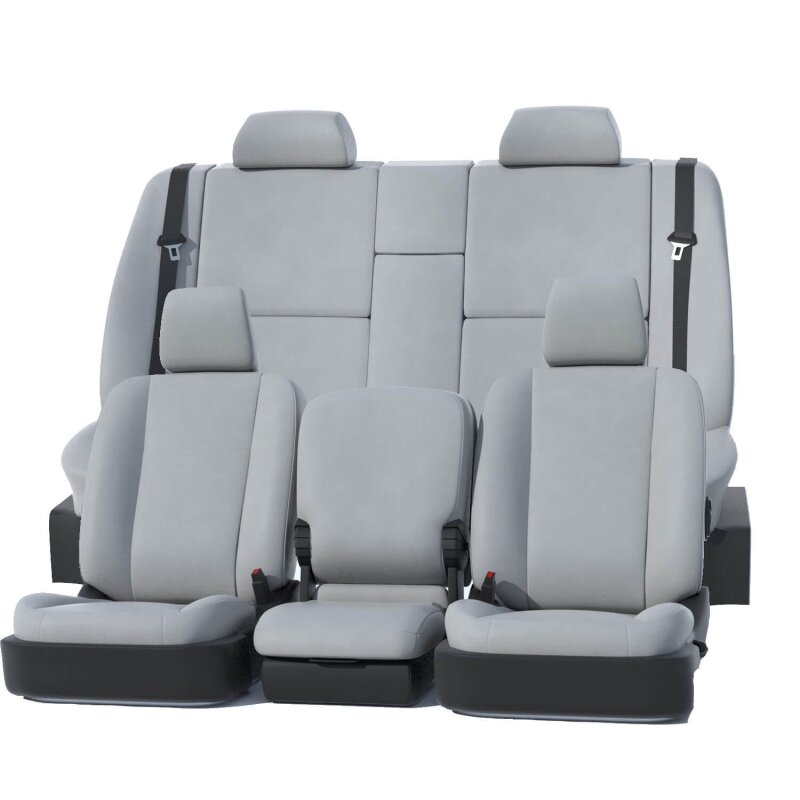 Covercraft 07-13 Acura MDX Leatherette PrecisionFit Custom Front Row Seat Covers - Lt Grey