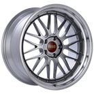 BBS LM 20x10 5x120 ET20 Diamond Black Center Diamond Cut Lip Wheel -82mm PFS/Clip Required