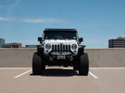 Road Armor 07-18 Jeep Wrangler JK Stealth Front Fender Flare Body Armor w/LED DRL - Tex Blk