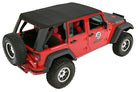 Bestop 07-18 Jeep Wrangler JK 4-Door Trektop Pro (Premium Black Twill)