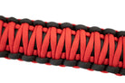 Fishbone Offroad 97-06 Jeep Wrangler Paracord Door Handles - Black/Red