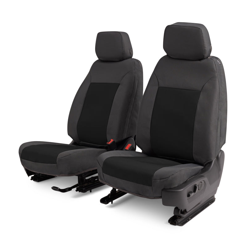 Covercraft 07-14 Chevrolet Suburban PrecisionFitFront Row Seat Covers - Charcoal/Blk