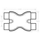 MagnaFlow Smooth Trans X 3/3 X 14 SS