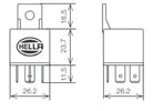 Hella Relay Mini Iso 5 Pole 24V Spdt Bkt