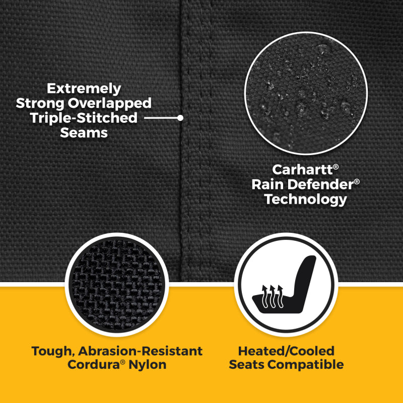 Covercraft 24-25 Jeep Wrangler Fr Buckets El Carhartt Super Dux SeatSaver Custom Front Row Seat Cvr