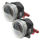 Oracle Lighting 07-09 Jeep Wrangler JK Pre-Assembled LED Halo Fog Lights -Red