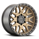 Raceline 953BZ Krank 17x9in / 6x135 BP / -12mm Offset / 87.1mm Bore - Bronze Wheel