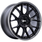 BBS CH-RII 20x8.5 5x120 ET32 Satin Black Center Platinum Lip SS Rim Prot Wheel -82mm PFS/Clip Req