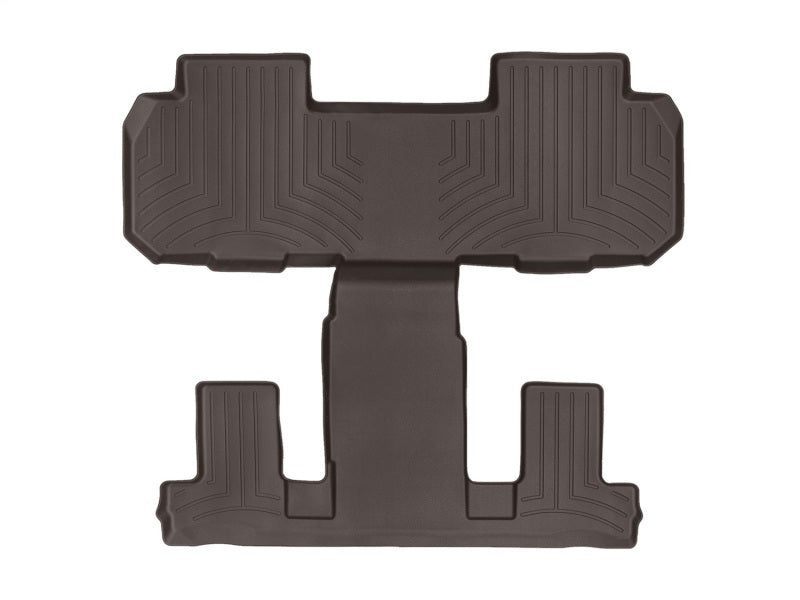 WeatherTech 2018+ Chevrolet Traverse Rear FloorLiner - Cocoa (2nd Row Bucket Seats)