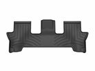 WeatherTech 24-26 Hyundai Santa Fe 2nd Row Rear FloorLiner HP - Black
