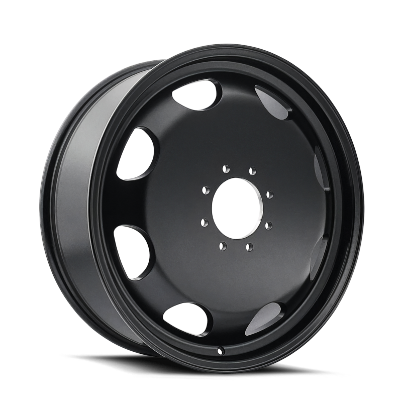 Cali Off-Road 9110D Summit Dually 22x8.25 / 8x210 BP / 100mm Offset / 154.2mm Hub Matte Black Wheel