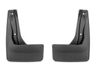 WeatherTech 18-23 Subaru Crosstrek No Drill Mudflaps Rear Pair - Black