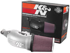 K&N 17-18 Harley-Davidson Touring Models Performance Air Intake System Silver