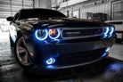 Oracle Dodge Challenger 08-14 LED Fog Halo Kit - Red
