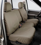 Covercraft 19-24 Dodge RAM Polycotton SeatSaver Custom Front Row Seat Covers - Wet Sand