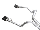 AWE Tuning 4th Gen GM 1500 6.2L 0FG Cat-Back Split Rear Exit (w/ Bumper Cutouts) - Quad Diamond Tips