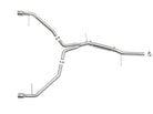 aFe MACHForce XP 3in-2.5in SS Exhaust Axle-Back 17-19 Audi A4 (B9) L4-2.0L (t) - Polished