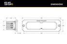 Diode Dynamics SS6 Max Yellow Combo Flush ABL (pair) 3000K