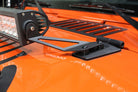 Fishbone Offroad 07-18 Jeep Wrangler JK Hood Light Mount Brackets