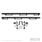 Westin/HDX 99-16 Ford F-250/350 Crew Cab (6.75ft Bed) Stainless Drop Nerf Step Bars - Textured Black
