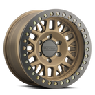 Raceline RT951B Ryno 17x9in/5x127 BP/-38mm Offset/83.82mm Bore - Bronze & Black Ring Beadlock Wheel