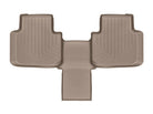 WeatherTech 2018+ Volkswagen Atlas Rear FloorLiner - Tan (w/ 2nd Row Bucket Seats)