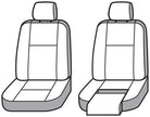 Covercraft 19-24 Subaru Ascent Endura PrecisionFit Custom Front Row Seat Covers - Silver/Charcoal