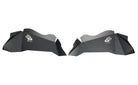 Fishbone Offroad 07-18 Jeep Wrangler JK Logo Aluminum Inner Fenders - Black Powdercoat