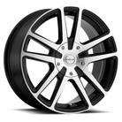 Raceline 145M Encore 16x7in / 5x108/5x114.3 BP / 40mm Offset / 72.62mm Bore - Black & Machined Wheel
