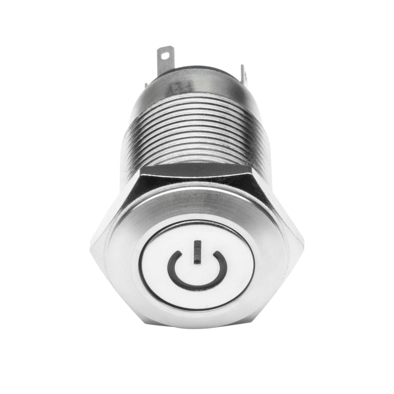 Oracle Power Symbol On/Off Flush Mount LED Switch - Green