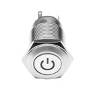Oracle Power Symbol On/Off Flush Mount LED Switch - Amber
