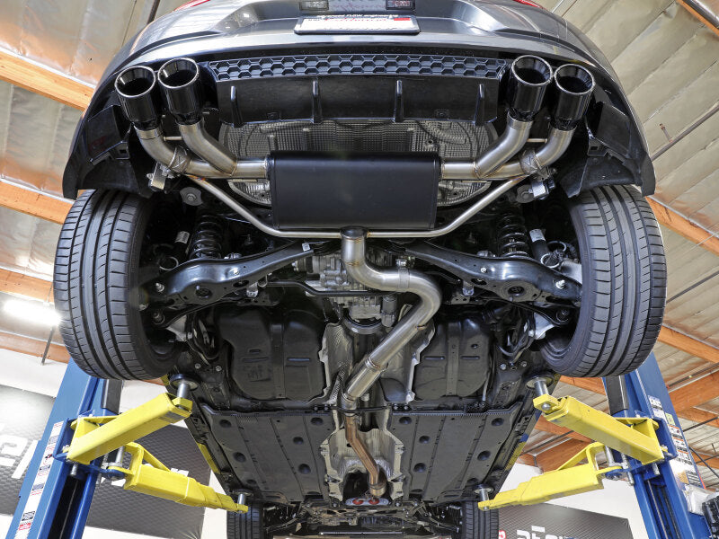 aFe POWER MACH Force-Xp 15-19 Volkswagen Golf R L4-2.0L(T) 304 SS Cat-Back Exhaust System - Black