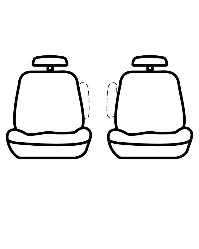Covercraft 16-20 Ford Transit Carhartt Camo SeatSaver Custom Front Row Seat Covers - Mossy Oak