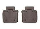 WeatherTech 2014+ Maserati Quattroporte Rear FloorLiner - Cocoa (fits Models w/2 Zone Climate Cntrl)