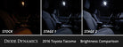 Diode Dynamics 16-23 Toyota Tacoma Interior LED Kit Cool White Stage 2