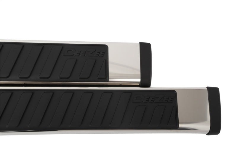 Dee Zee 99-23 Chevrolet/GMC/Dodge/Ford Full Size Truck Tubes - 6In Oval - Stainless Steel (ExtCab)