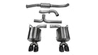 Corsa 2011-2014 Subaru Impreza Sedan STI 2.5L Turbo Manual Black Sport Cat-Back Exhaust