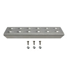 Westin Replacement HDX Stainless Drop Step Plate Kit 6in. w/Screws (Set of 2) - SS